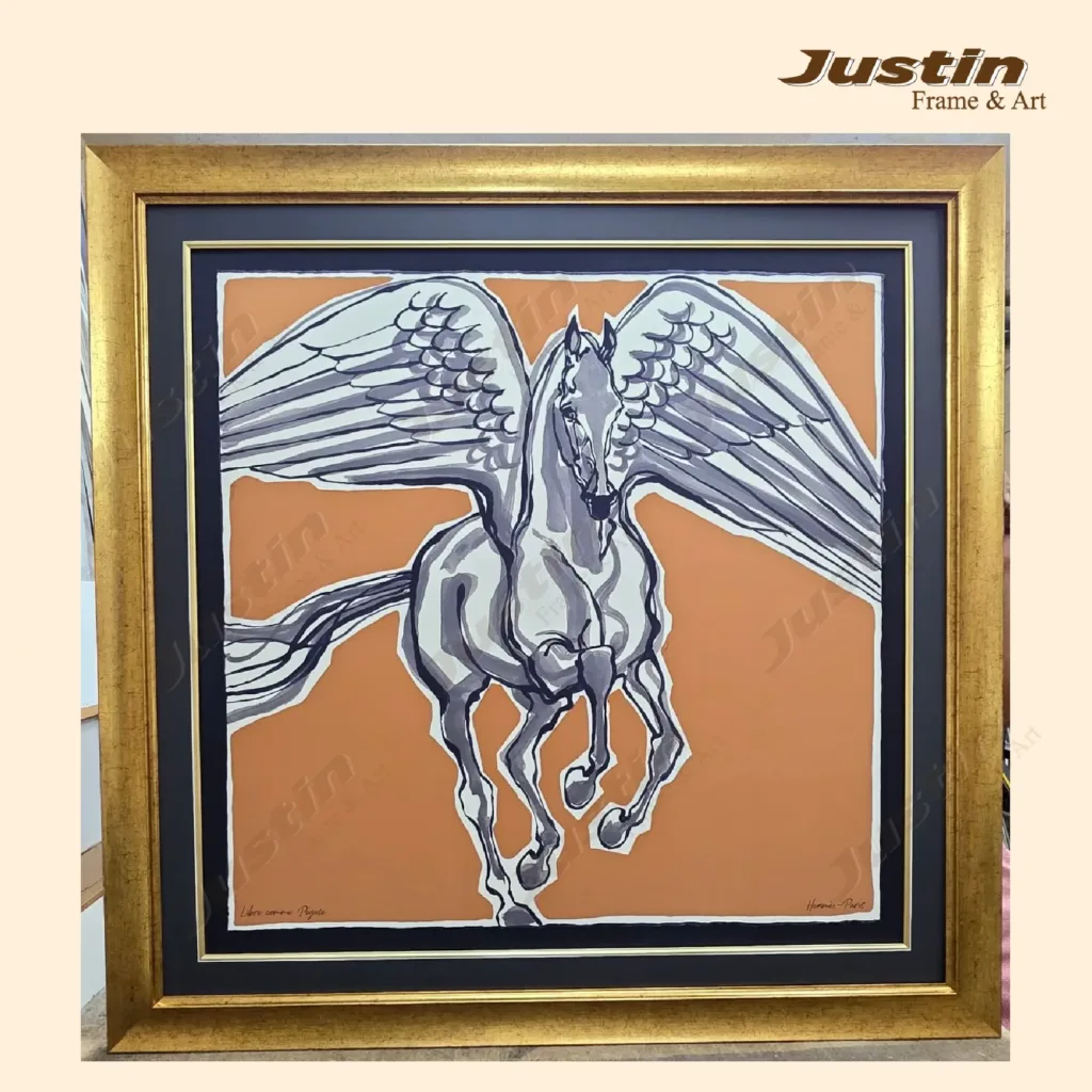 Hermes Scarf Framing